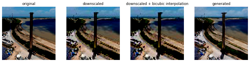 Video upscaling (super-resolution) using neural networks